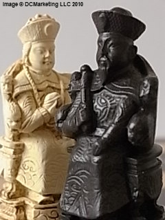 Chinese Plain Theme Chess Set